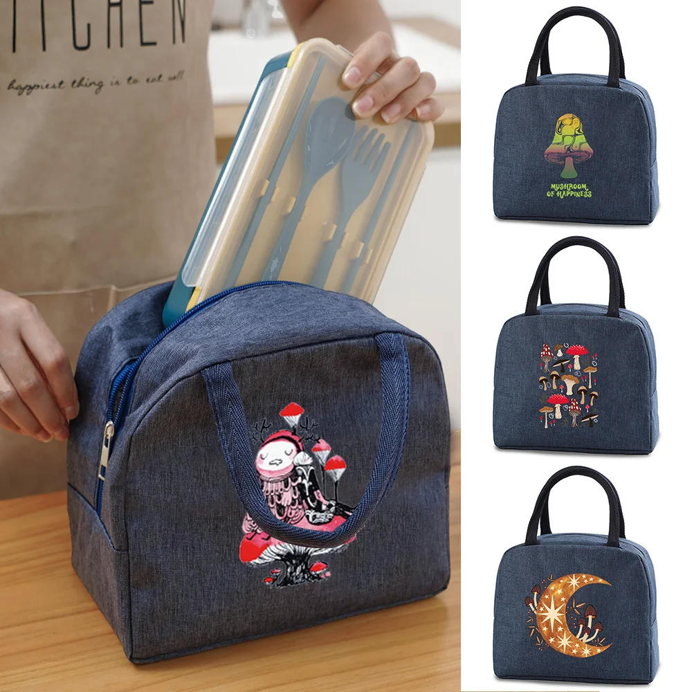 

Lunch bag For Children School Food Cooler Insulated lunch Box Pouch Women men Handbag Picnic portable Canvas Thermal coller Bag