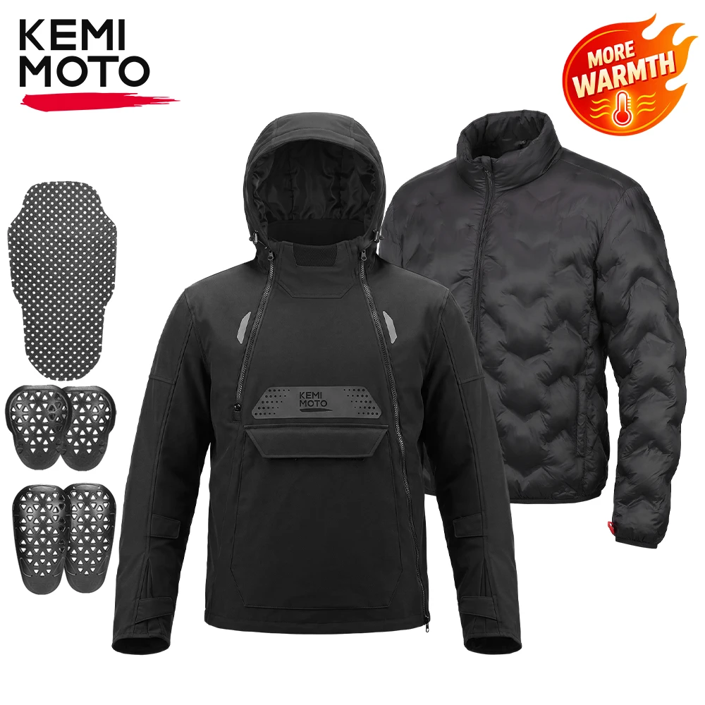 Motorcycle Jacket Thermal Liner - سترة دراجات نارية شتوية 3 في