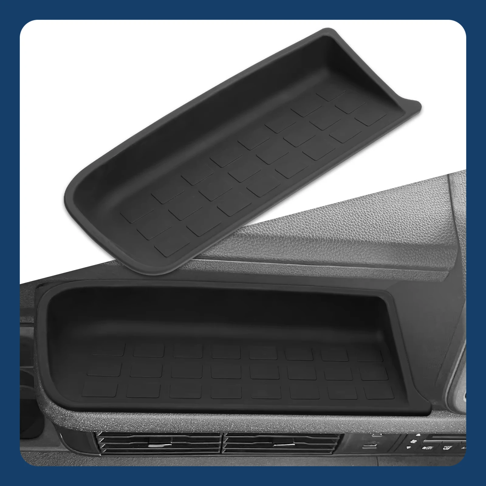 Suitable for Honda N-BOX JF5 JF6 car passenger storage box tray pad storage rack interior accessories sorting black car parts