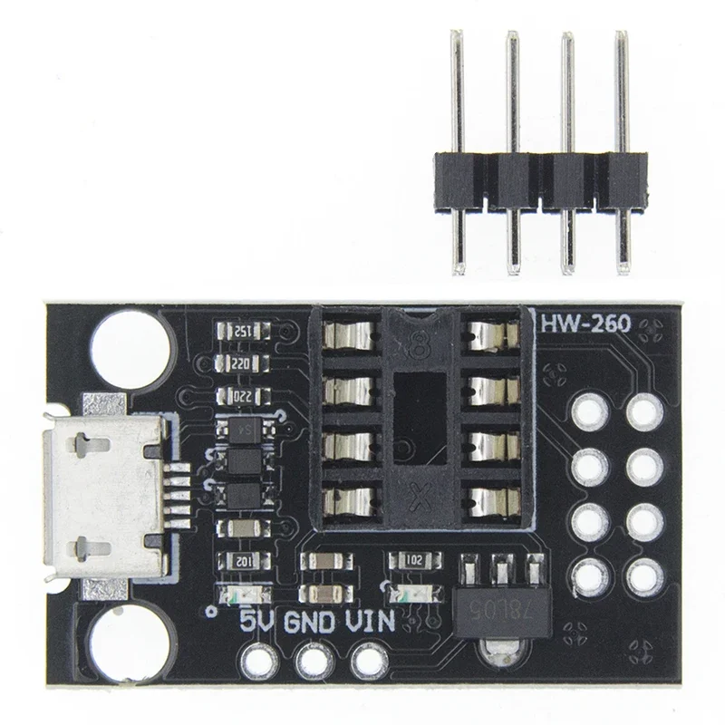 Development Programmer Board for ATtiny13A/ATtiny25/ATtiny45/ATtiny85