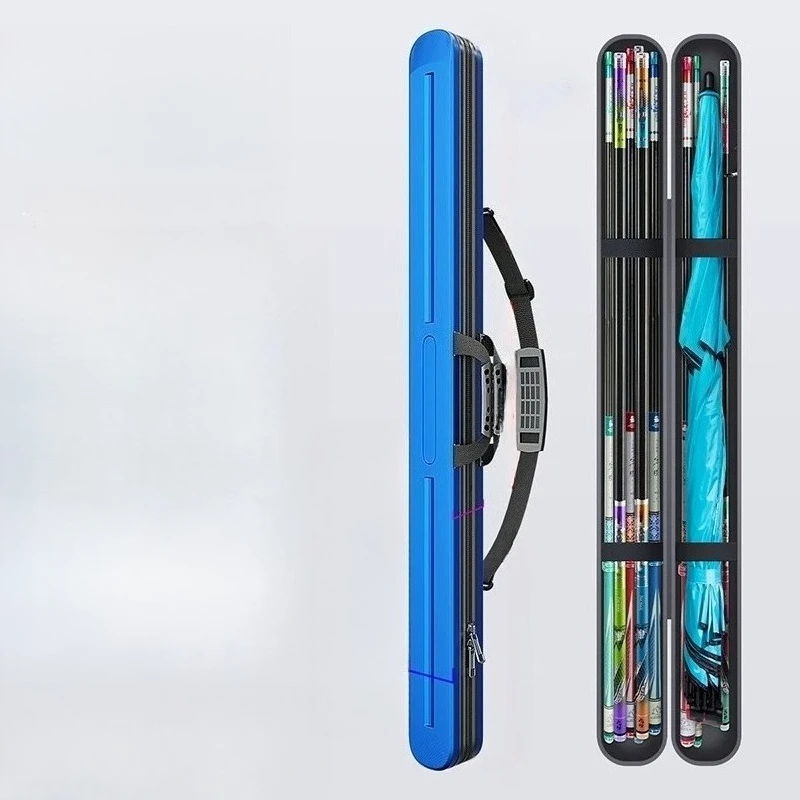 

Scratch Resistant Hard Shell Rod Case Super Light 130cm Large Capacity Umbrella Pocket Waterproof Portable for Travel Fishing