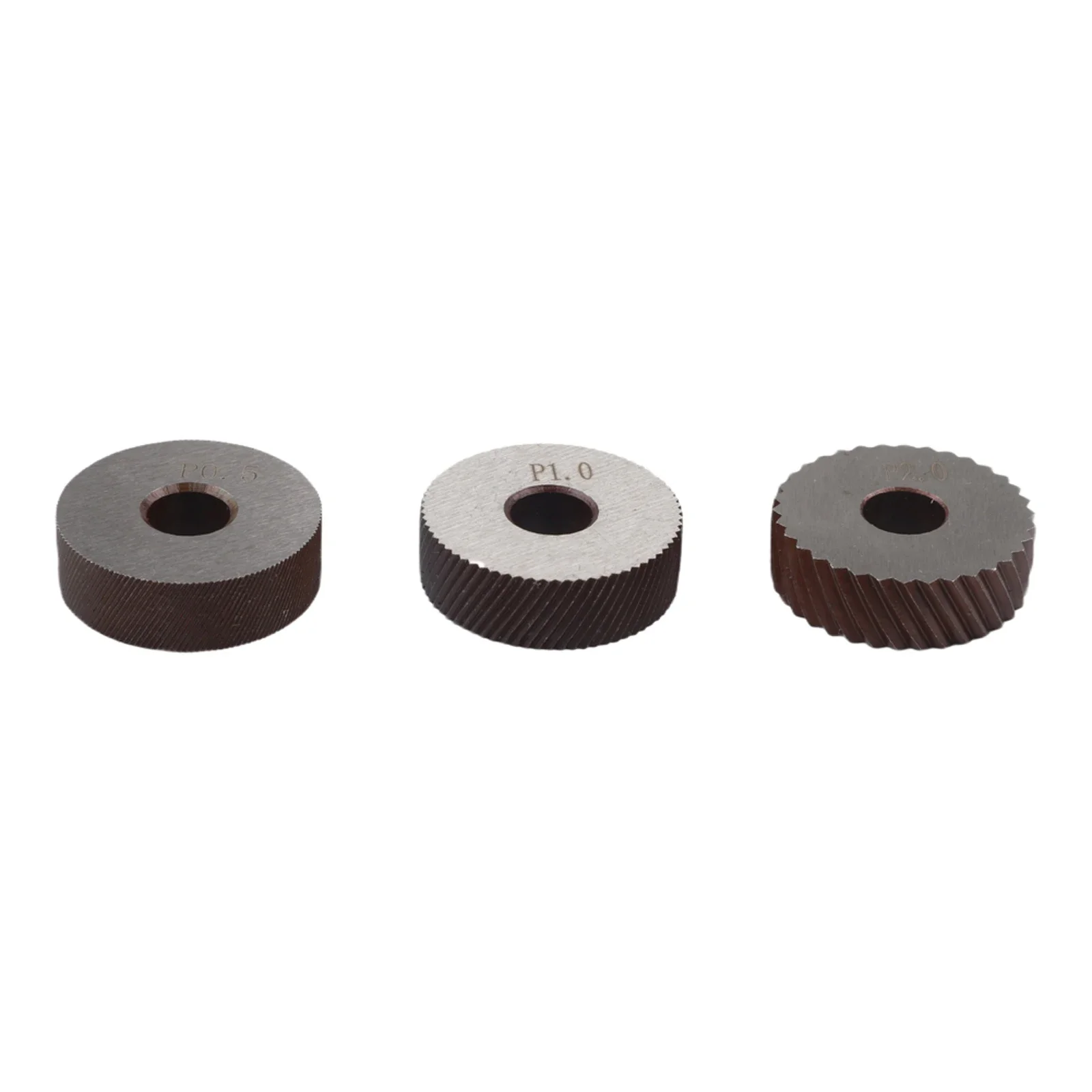 Set of 6PCS Knurling Wheels 0 5 1 0 2 0mm and Lathe Tool Holder for Precise Embossing and Metal Texturing Tasks