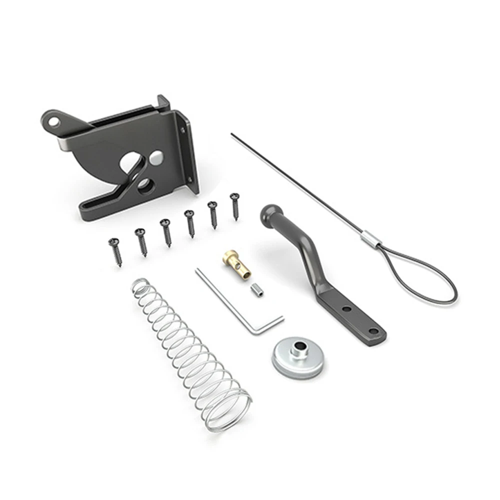 2 или 1 комплект автоматическая защелка для ворот забор дверные защелки пряжки с веревкой самоблокирующиеся ворота пружинная молния автобл...