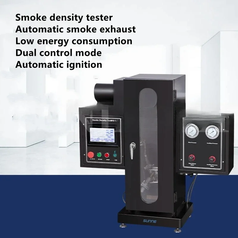 مواد البناء اختبار كثافة الدخان التحكم المزدوج شاشة تعمل باللمس مواد البناء الاحتراق الصف تحلل كثافة الدخان #2