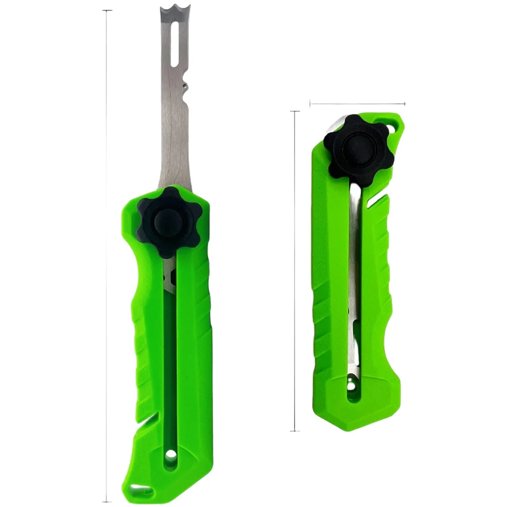 

Stainless Steel Squid Hook Remover Line Cutter Multi Tool with Screwdriver Scale Scraper for Saltwater Fishing