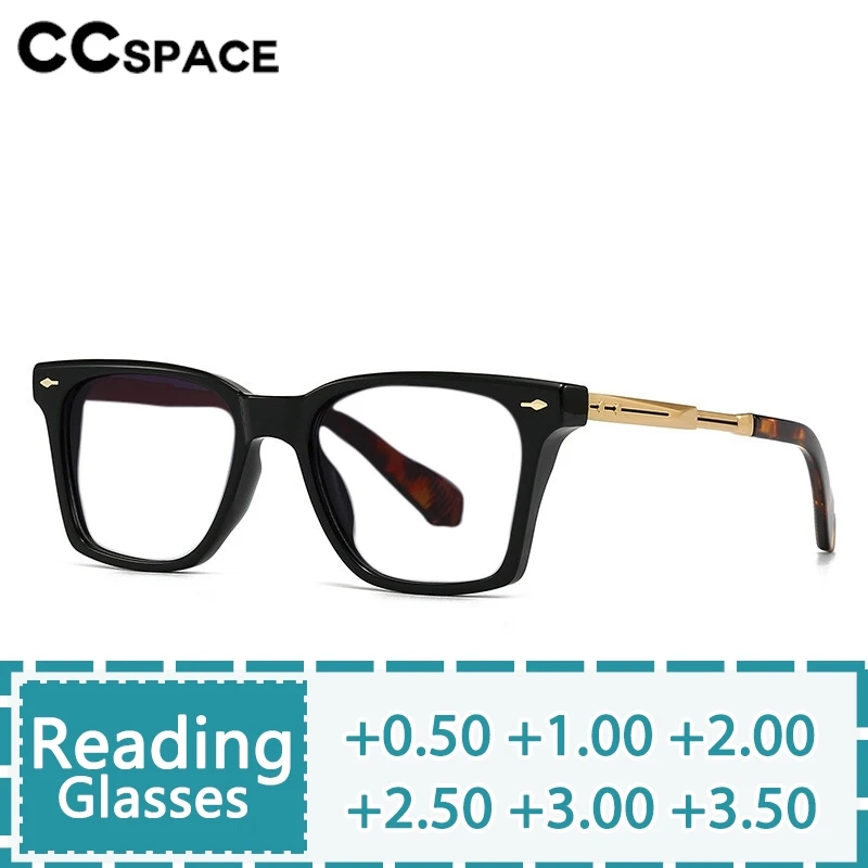 Customized Reading Glasses Vintage Square Optical Presbyopic Eyeglasses Diopter +50+100+150+200+250+300+350 301189