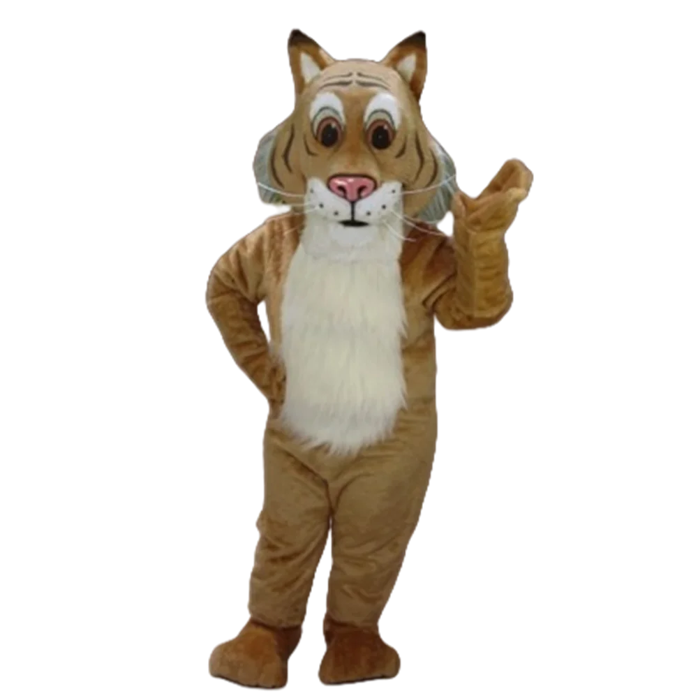 mascot Friendly Bobcat Mascot Mascot Costume Professional Customized Mascota Costumes for Holiday Party Carnival Stage 611