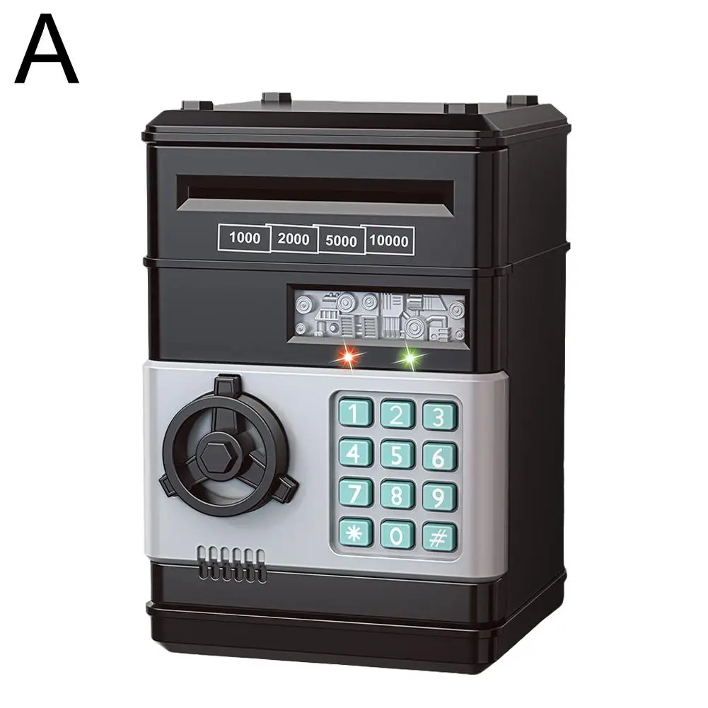 Mini tirelire pour enfants, mot de passe multifonctionnel avec boîte tirelire nouvelle récupération et année rouge créatif envel I3H5