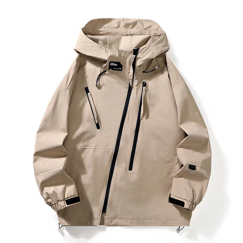 

Men's Spring Autumn Climbing Jacket Trendy Outdoor Casual Lightweight Loose Fit Summer Thin Model Cross-Border Coat