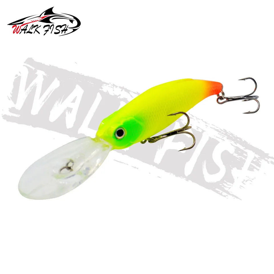 SPAZIERGANG FISCH 1PCS Angeln Kunststoff Köder Minnow 10g/11,5 cm Lange Zunge Tauchen Bord Künstliche Köder harten Köder Pesca Angelgerät – Detail 2
