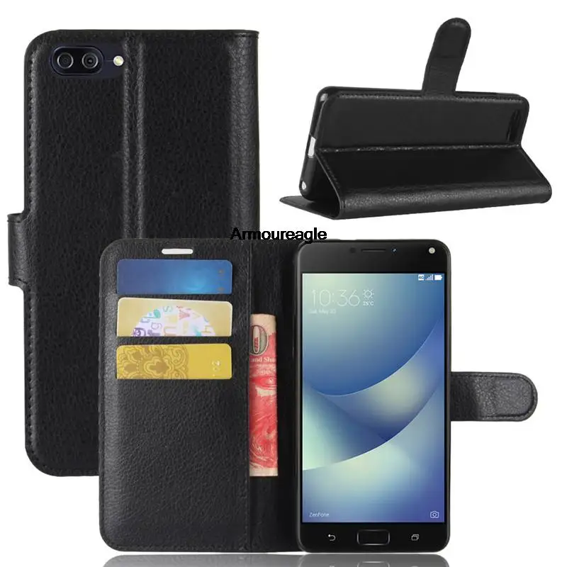 For ASUS Zenfone 4 Max ZC520KL Case 5.2 inch Wallet PU Leather Phone Case Guard On For Zenfone4 Max X00HD Flip Back Cover