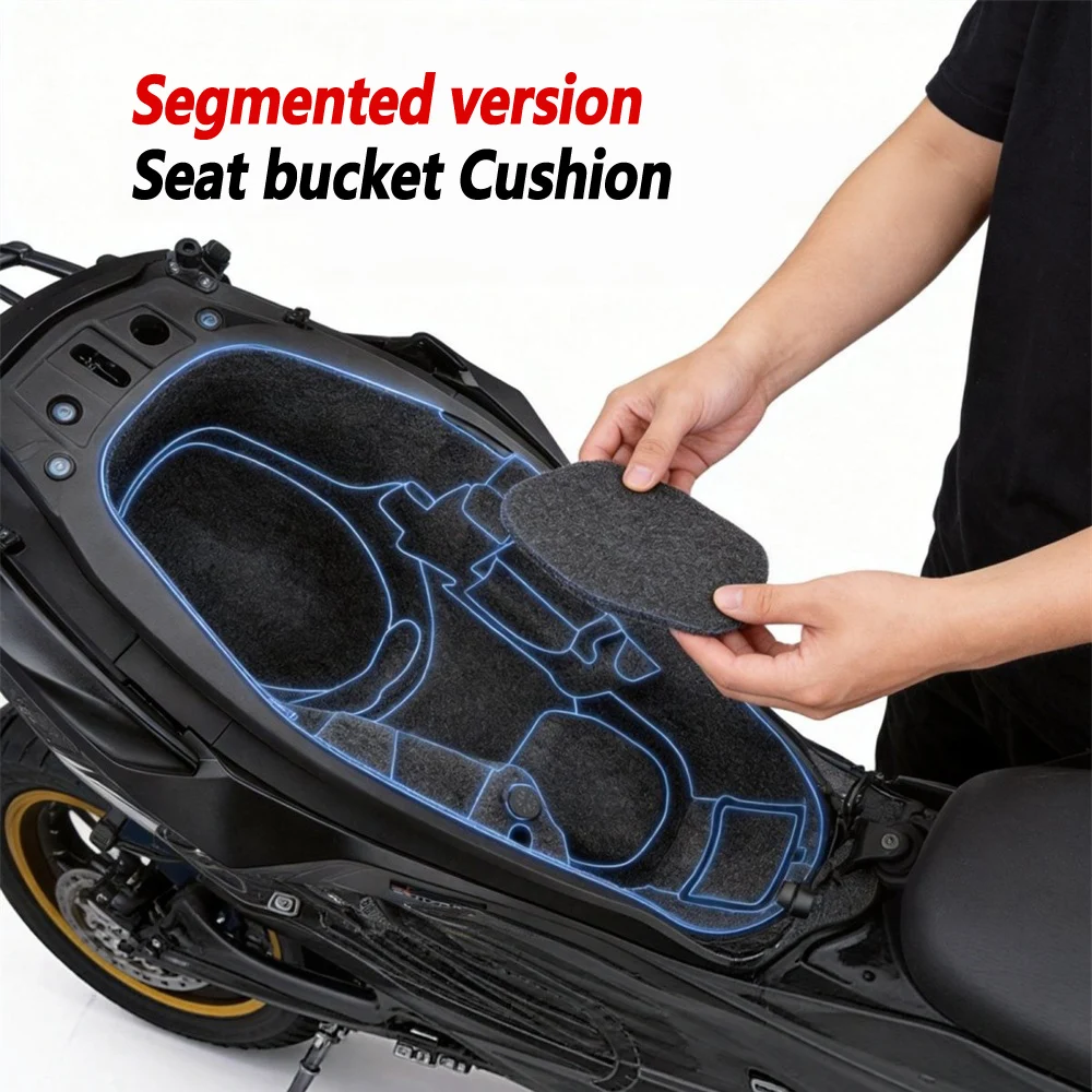 For Voge SR450X Adhesive seat bucket pad seat bucket upper cover all inclusive inner lining scratch resistant and silent pad