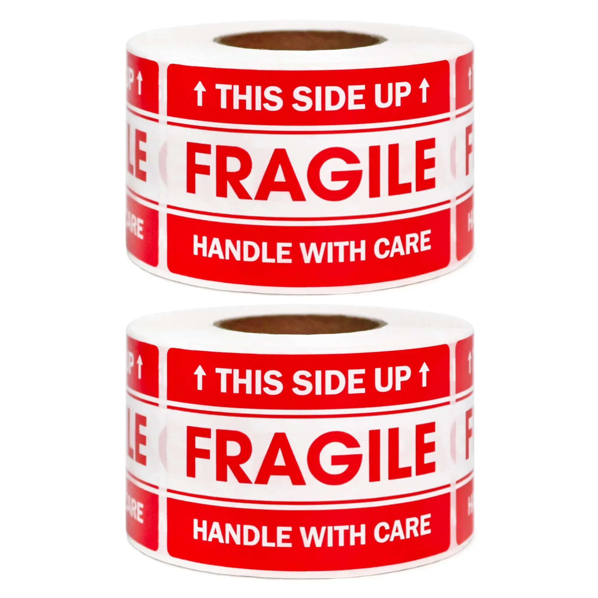 1000 Fragile Stickers for Shipping and Moving, Take Care to Store Self-Adhesive (Handle with Care,This Side Up) 2