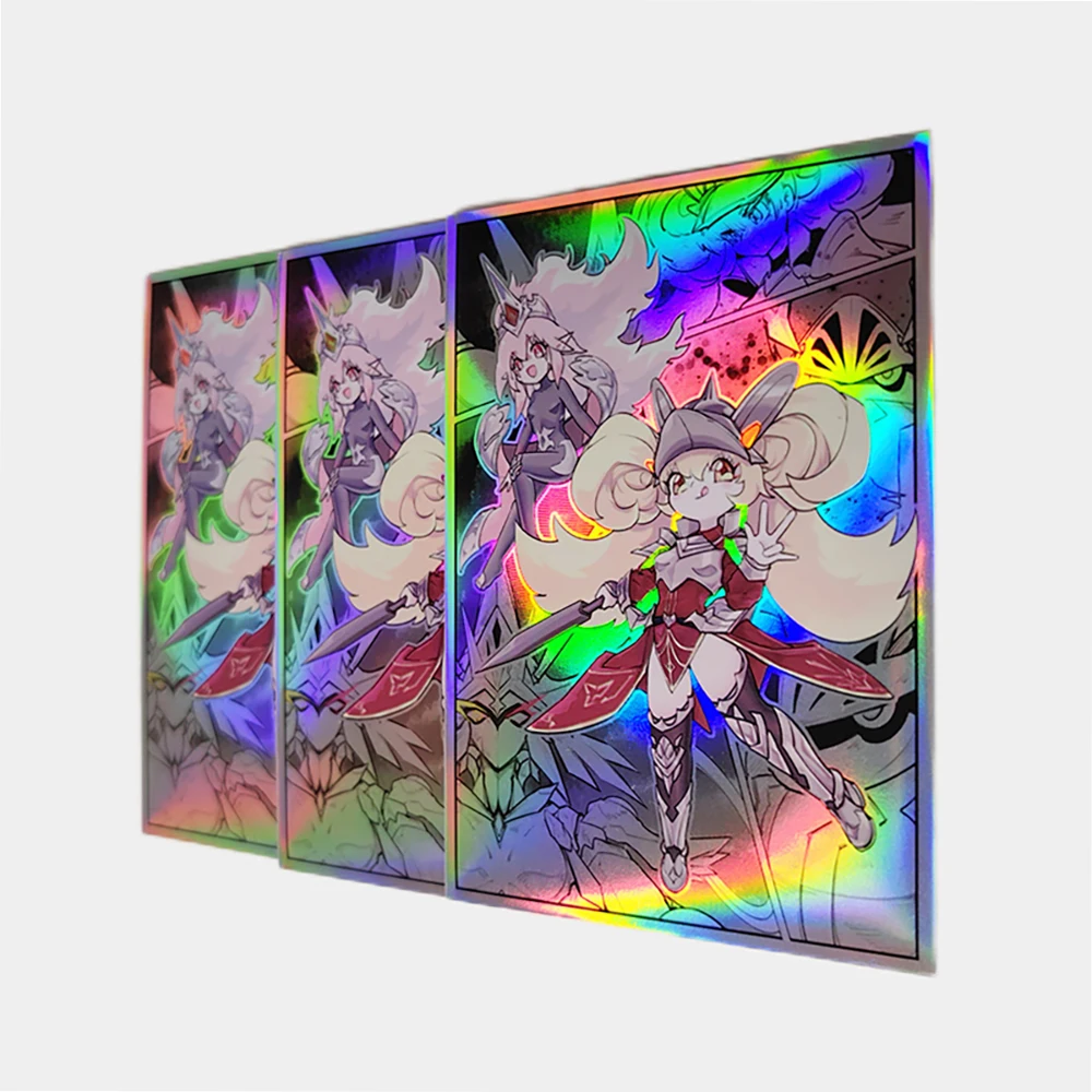 50pcs 63x90mm Anime Card Sleeves Dragunity Primus Pilus Splints Card Sleeves Trading Card Inner Sleeves for YGO