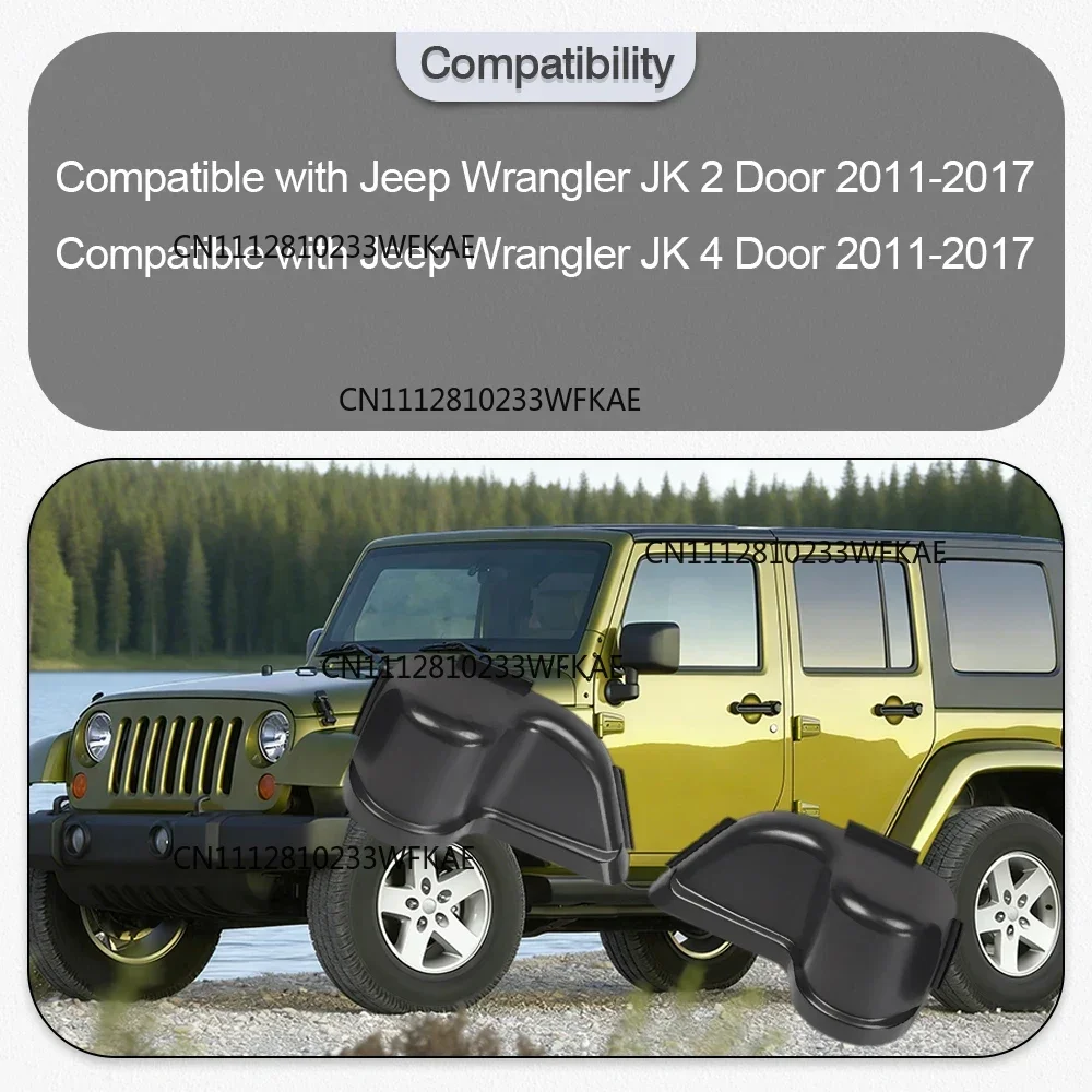 Pair Car Front Side Door Cup Holder Storage Box Door Pockets Car Interior Accessories Fit for Jeep Wrangler JK 2011-2017 2/4Door