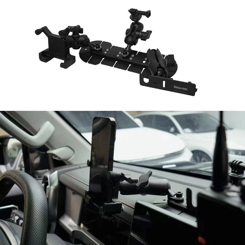 

Auto Mobile Phone Integrated Bracket Fit for JETOUR Traveler T2 2023-2024 Auto Intercom Sports Camera Bracket Easy Installation