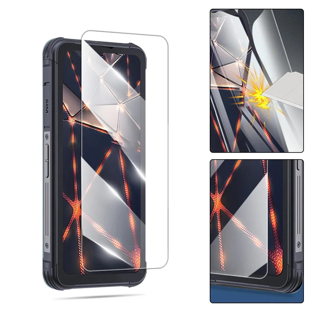 Film Glass Protective Film Bubble Clear Fingerprints Installation Solid Color Tempered Glass Wipe Away Smudges