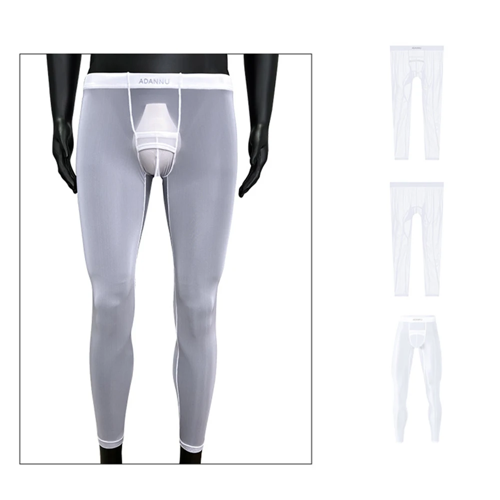 For Sleepwear For Home Use Mens Leggings Casual Home Use Pink Mens Boxer Briefs Nylon Fabric Solid Color Design