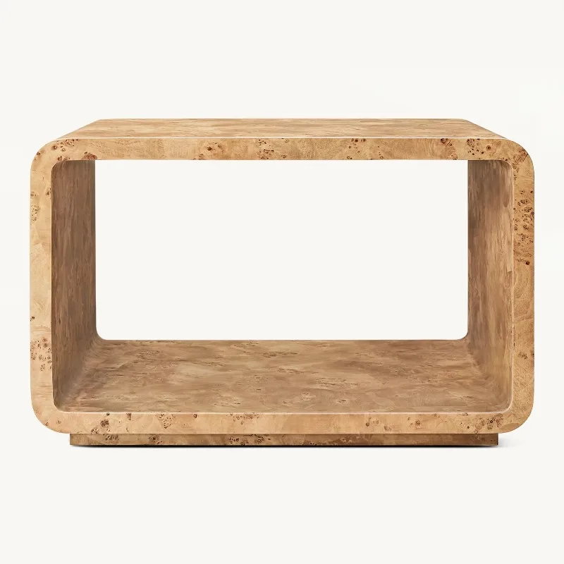 Wooden furniture interior rectangular side bedside table desk bedside table luxurious