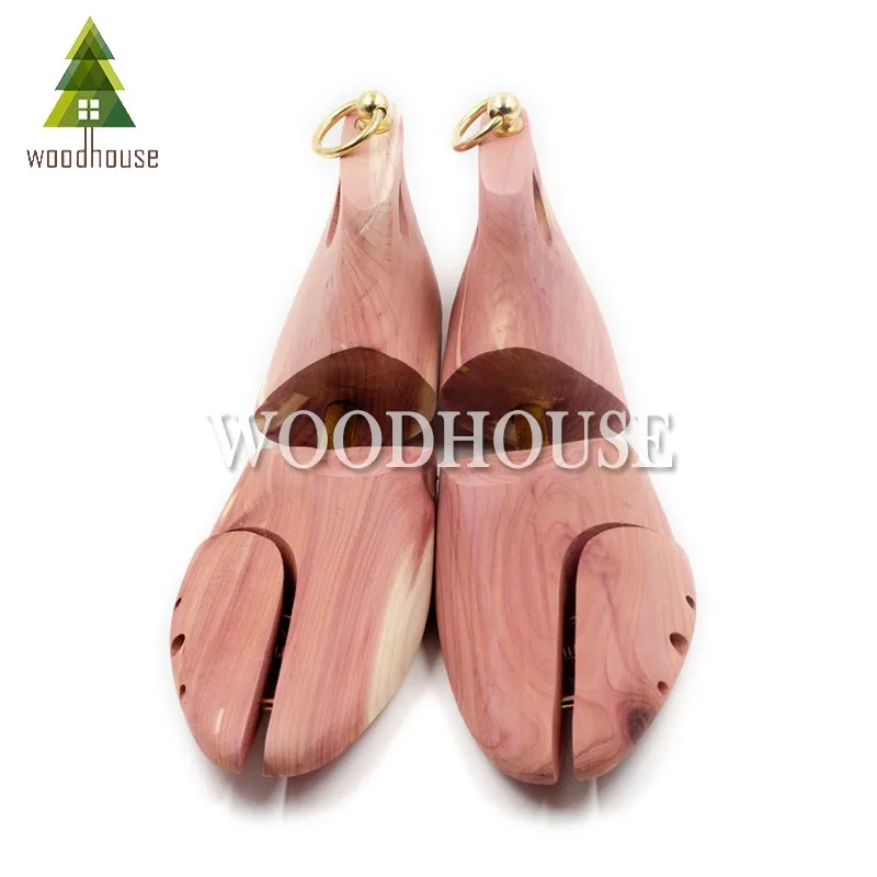 Men\'s and Women\'s Single Tube Adjustable Red Cedar Short boots Wood Shoe Tree