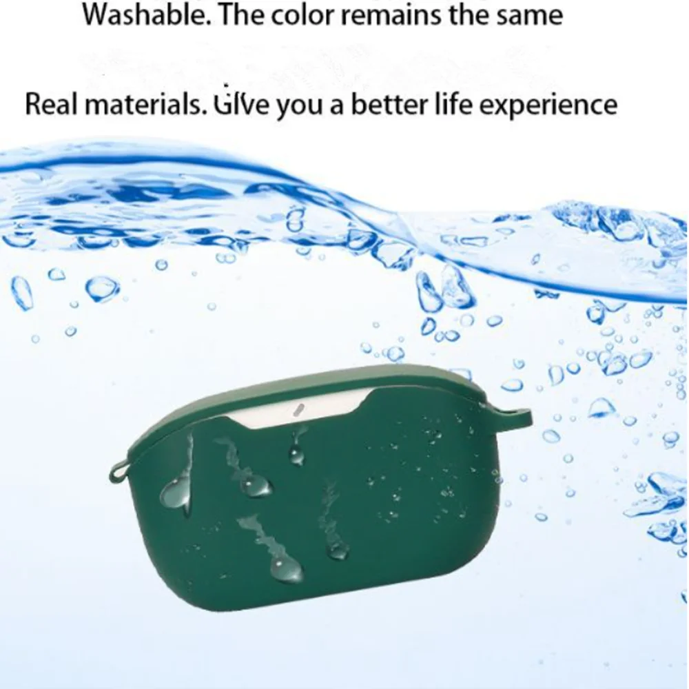 Für JBL Wave Buds/Buds 2 Fall Einfarbig Kopfhörer Abdeckung Fundas Shell Weiche Stoßfest Silikon Hearphone Zubehör – Detail 5