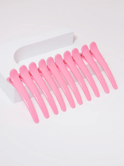 10 sztuk plastikowego klipsu z kaczym zębem, odpowiedniego do stylizacji kobiet, antypoślizgowa spinka do włosów do grubych i grubych włosów