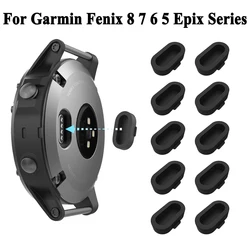 Rolha de poeira para porta de carregamento, plugue anti-poeira, tampa para Garmin Fenix 8 E 7 7X 6 6X Pro 5 5X Plus Epix Pro Gen 2, 10 PCs/set