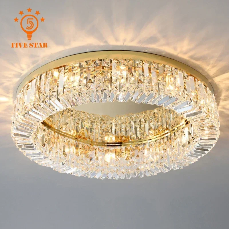 

Contemporary Designer Ceiling Lights Simple Originality Luxury Crystal Lamp Parlor Bedroom Restaurant Homestay Hotel Art Decor