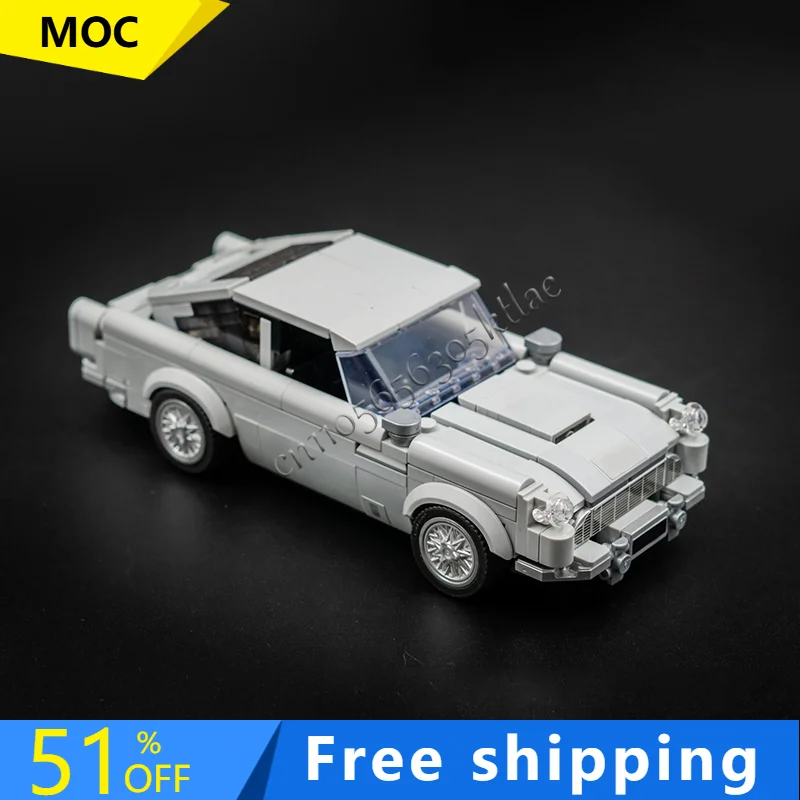 

581 PCS Creative Expert Cool MOC Speedy Sports Car Technology Model Buiding Blocks Bricks Assembly Toys Children Birthday Gifts