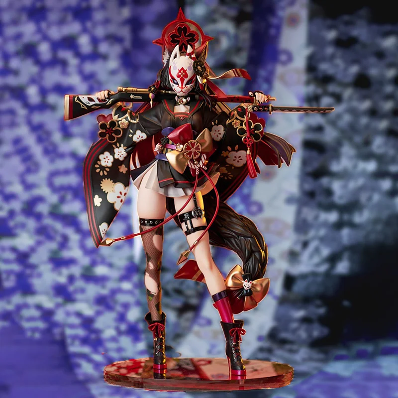 الأزرق الأرشيف أنيمياتيو الثعلب بان واكازاو نموذج لجسم مصغرة عمل الشكل سطح المكتب جمع لعبة الحلي الديكور الهدايا