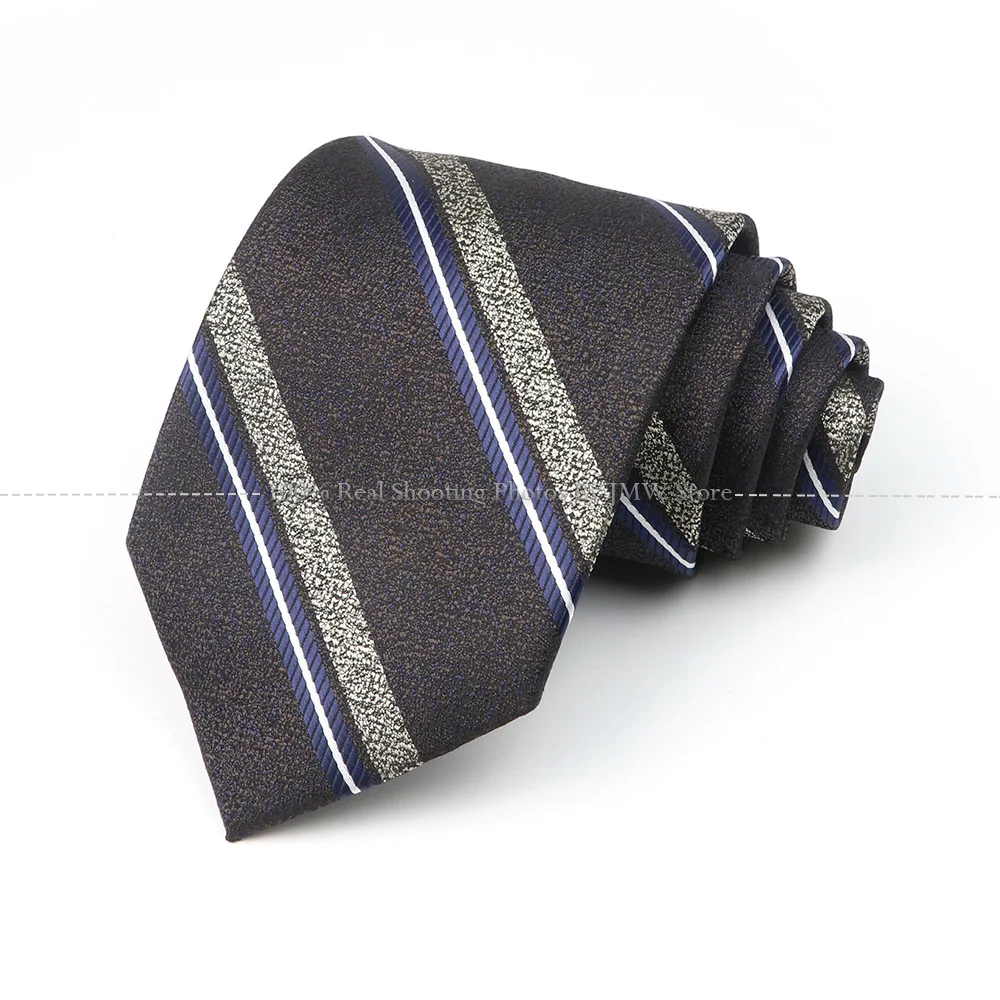 New Men\'s 8cm Classic Luxury Tie Striped Paisley Plaid Jacquard Necktie For Business Wedding Groom Prom Daily Wear Accessory