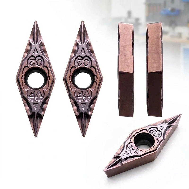 VBMT Diamant-CNC-Drehmeißeleinsätze für die Halbfeinbearbeitung von Edelstahl, verschleißfest, ohne Absplitterungen, glatt – Detail 7