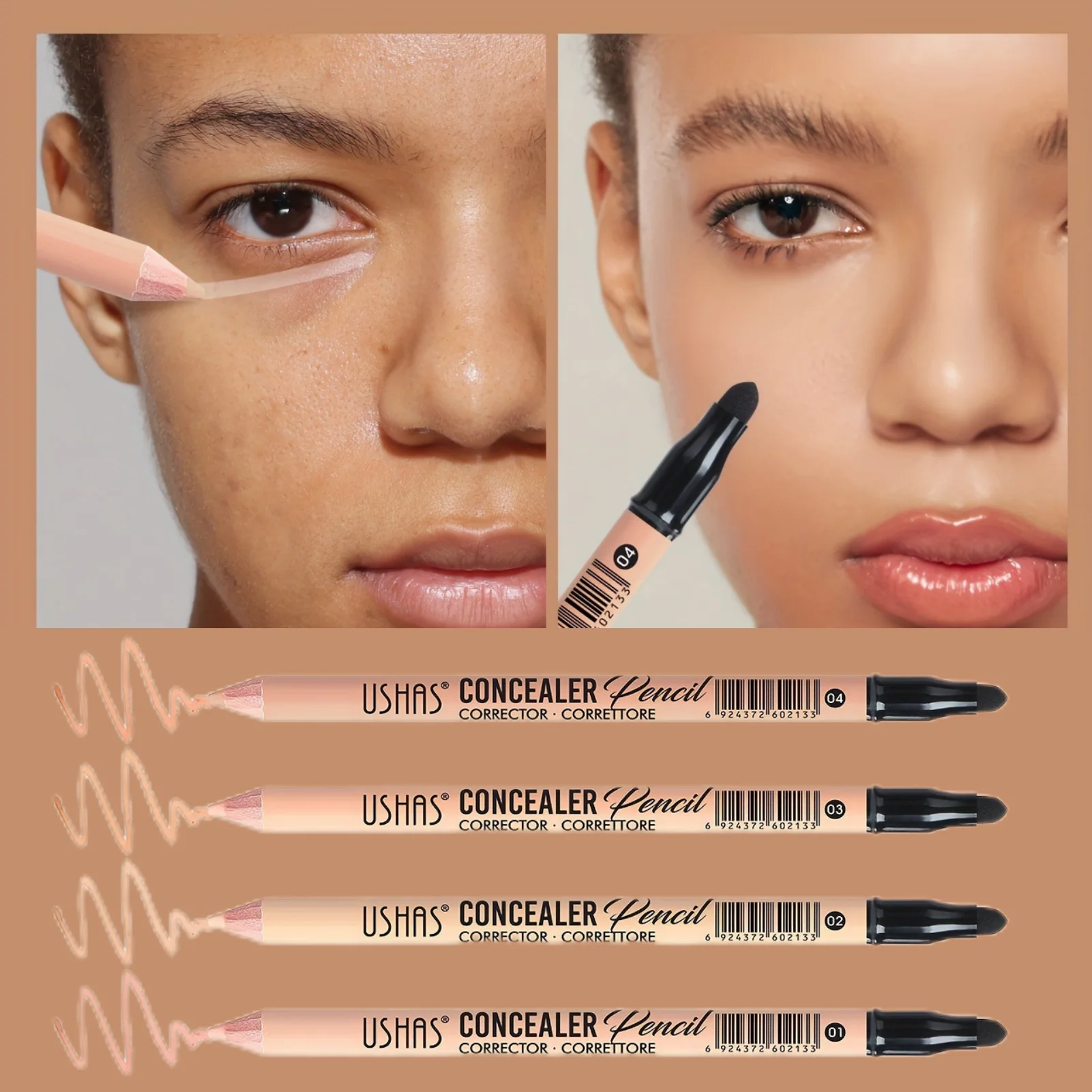 1PC ติดทนนาน,Eye-brightening,Eye คอนซีลเลอร์ดินสอ,Hydrating,ผิวแก้ไขคอนซีลเลอร์สําหรับทุกสภาพผิว