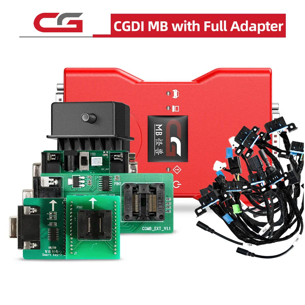 CGDI MB with Full Adapter including EIS Test Line + ELV Adapter + ELV Simulator + AC Adapter + New NEC Adapter Get 1 Free Token