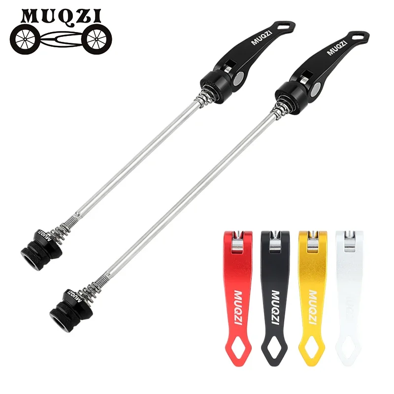 

MUQZI 1 Pair Bike QR Hub Quick Release Lever MTB Road Bicycle Quick Release Axle Skewer Front Wheel 100mm Rear Wheel 135mm