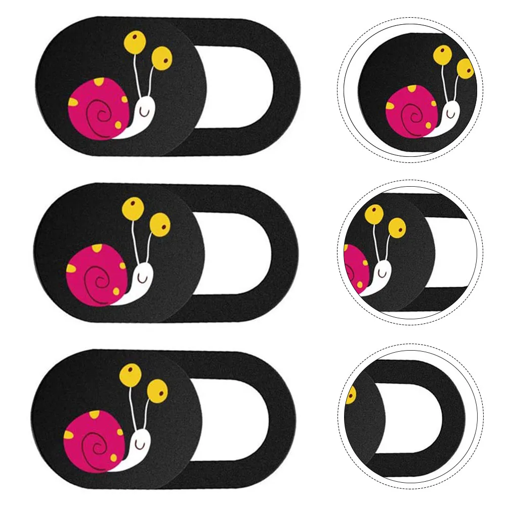 

3 Pcs Privacy Cover Webcam Slider Protective for Laptop Protection Sticker Computer Lens Shield