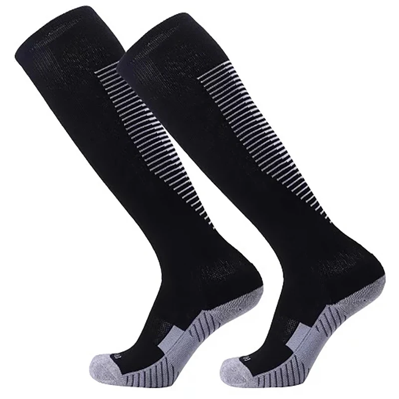 1 Pair Football Sports Socks Long Knee Cotton Spandex Kids Legging Stockings Soccer Baseball Ankle Adults Children Socks