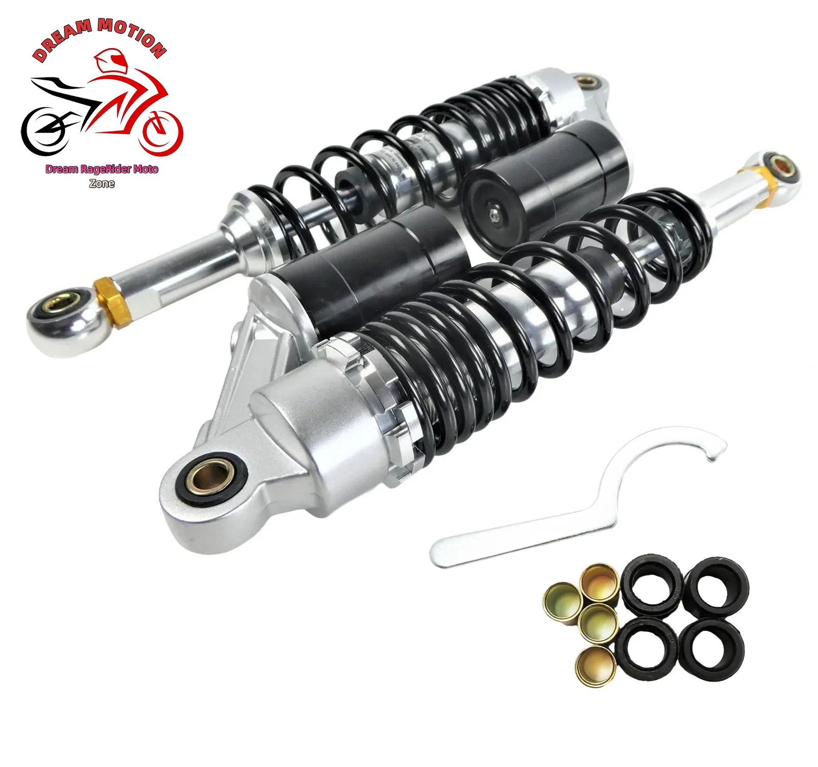 

1 Pair 330mm Original Motorcycle Shock Rear Air Shock Absorbers for kawasak Honda SDG SSR CRF150cc~750cc ATV Pit bike Motocross