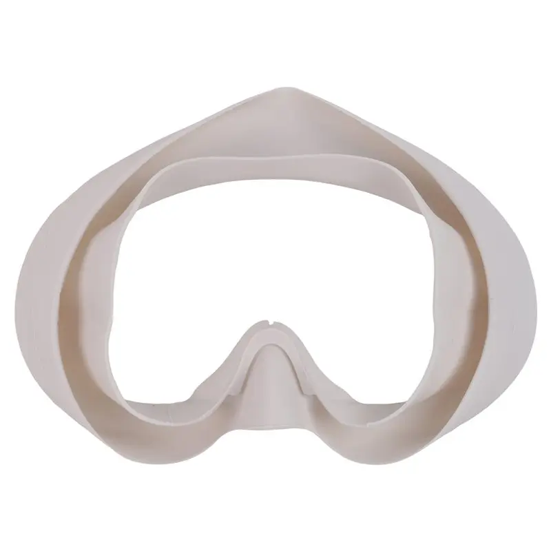 ABZZ-Eye Pad For Pico 4 Replacement Spare Parts Accessories Silicone Face Mask Protective Case Anti-Sweat Mask VR Glasses (White