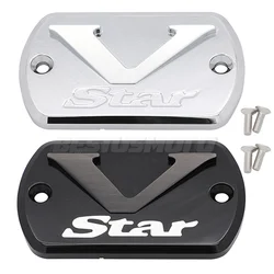 Motorcycle Brake Master Cylinder Reservoir Cap For Yamaha V-Star 650 950 1100 1300 XVS650 XVS950 XVS1100 XVS1300