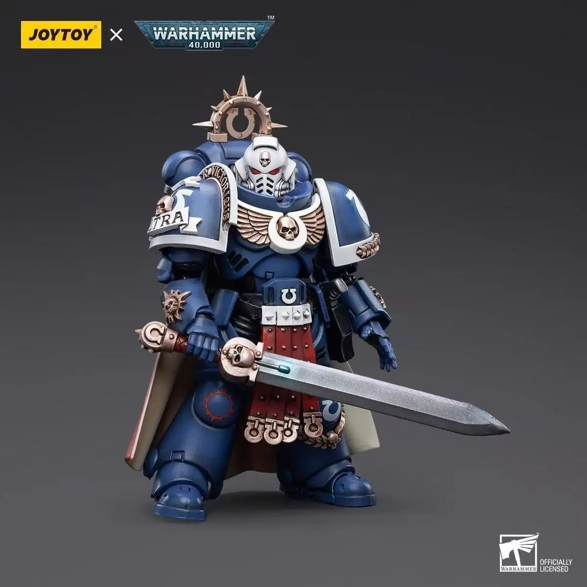 

JOYTOY Warhammer 40K 1/18 Фигурки Ультрамарины Primaris Капитан Аниме Фигурки Коллекция игрушек Модель