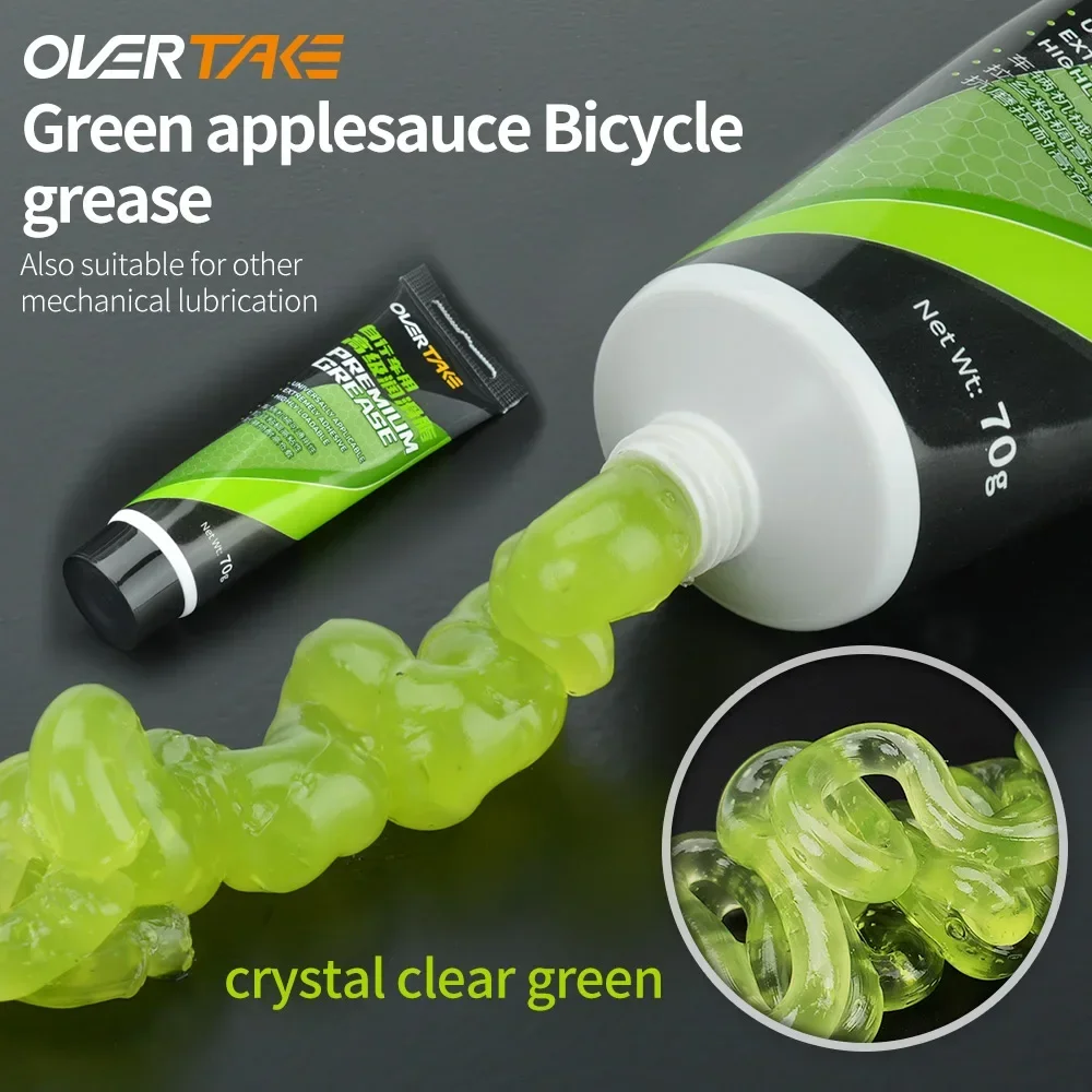 

GOLDIX Bicycle grease Green applesause Bearing Grease Hub BB Lubricants Oil Lubricant Lube Lipid Elements for Shimano Sram