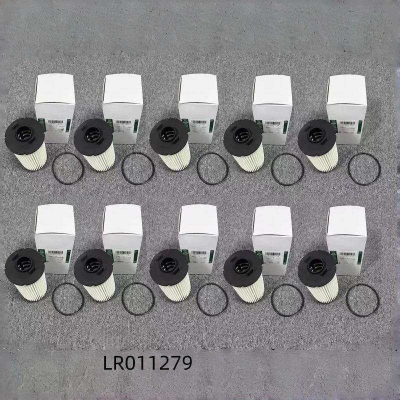 10PCS Car Oil Filter LR011279 C2D3670 AJ812351 for JAGUAR F-PACE F-TYPE XE XF XJ XK LAND ROVER DISCOVERY 4 5 RANGE ROVER 3 4 Spo