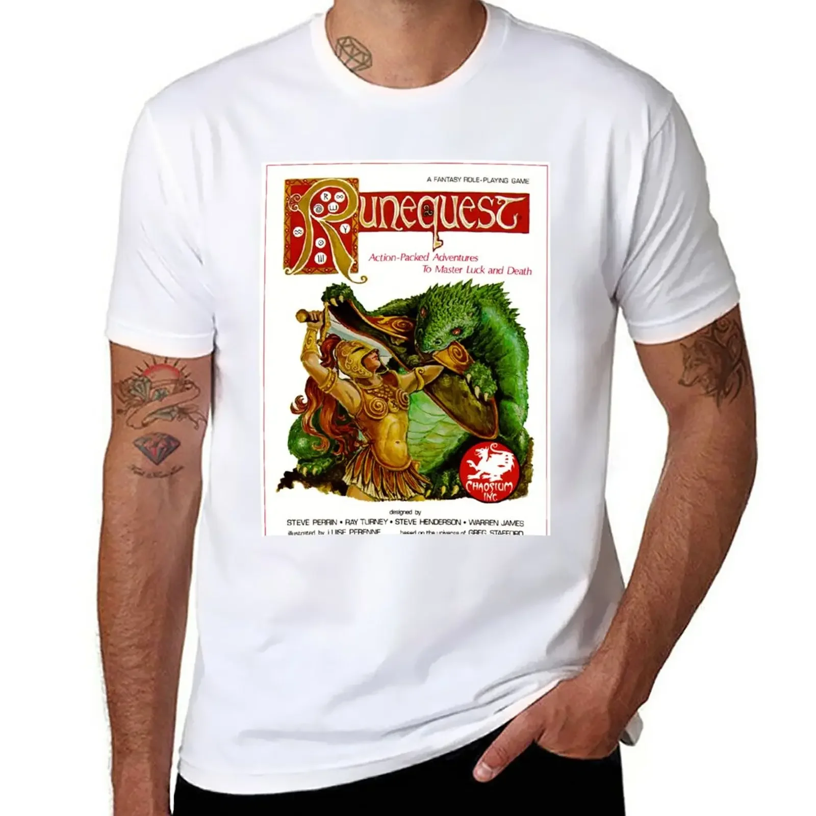 

RuneQuest 2 Cover T-Shirt aesthetic clothes hippie clothes Aesthetic clothing plain white t shirts men
