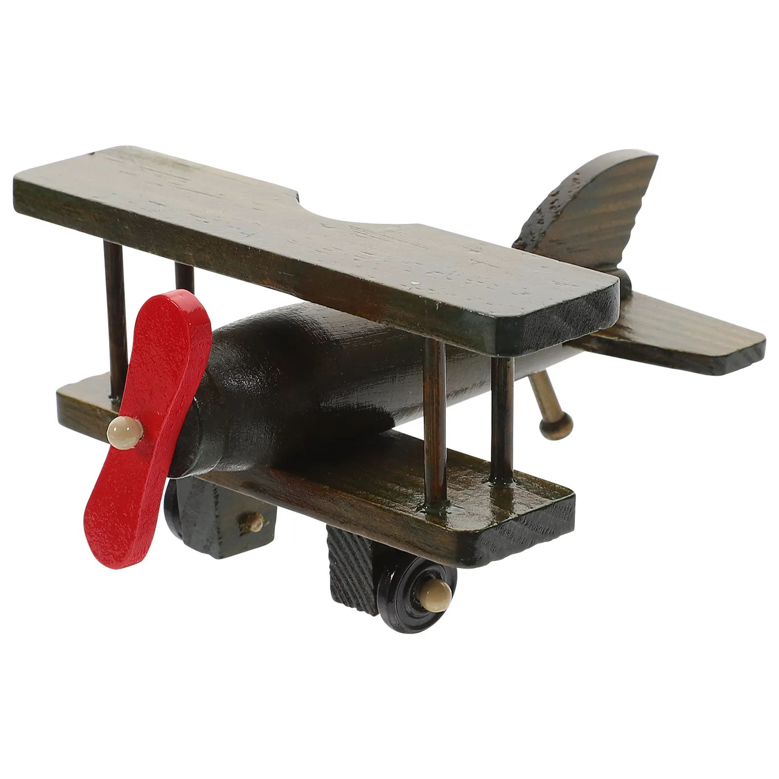 

Wooden Helicopter Vintage Decorative Kids Learning Wood Airplane Plane Home Gift Wooden Plane Airplane Model Wood Helicopter Toy