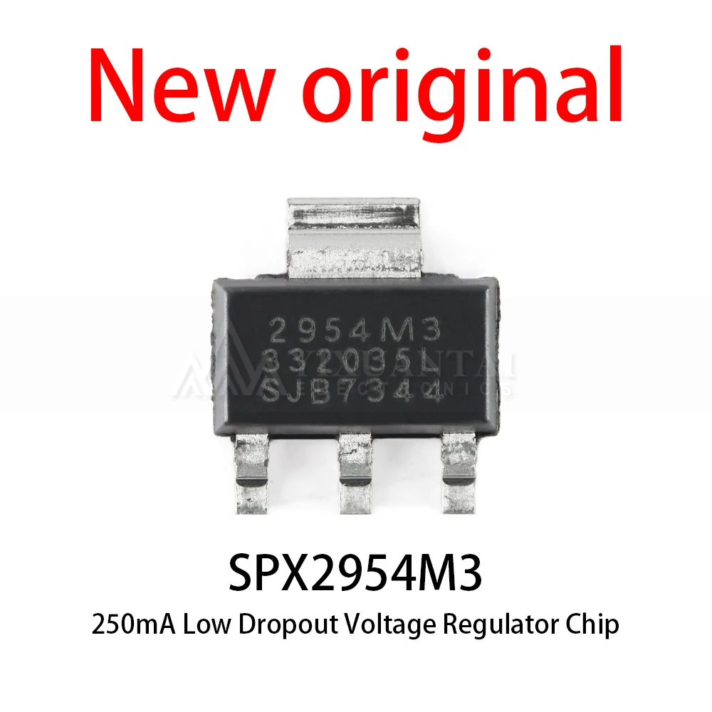 10-50Pcs/Lot New original SPX2954M3-L-3-3/TR SPX2954M3 SPX2954 SOT-223 250mA low voltage drop regulator chip 