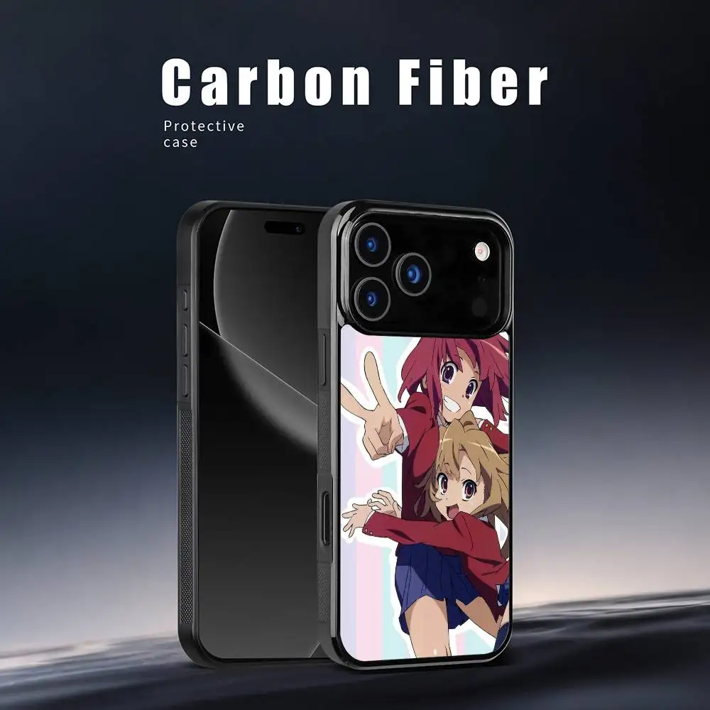 حافظة هاتف T-TIGER X DRAGONS لهاتف آيفون 17 16 15 14 13 12 11 Pro Max Mini Plus مرآة صلبة Funda