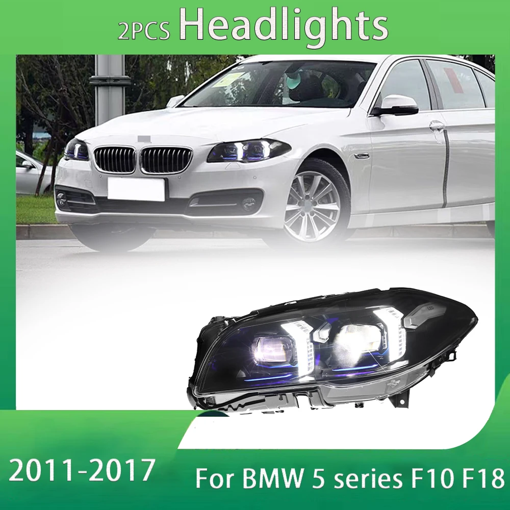 

2PCS LED Headlights For BMW F10 F18 2010-2017 M5 520i 520d 530i 530d LED Lights for BMW F10 F18 Headlights Car Accessories