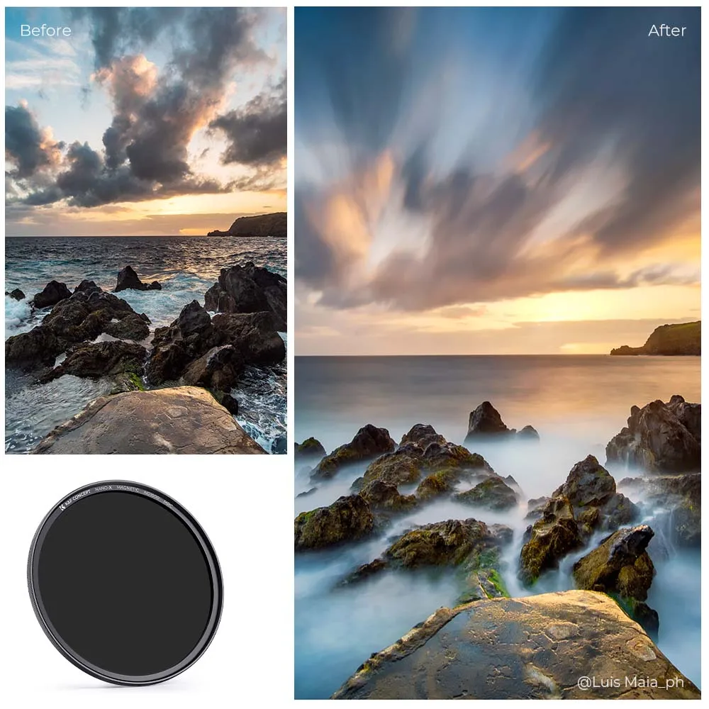 K&F Concept 72mm Nano-X Magnetic ND1000 Camera Lens Filter Waterproof Scratch-resistant with 28 Layer Coatings with Lens Cap