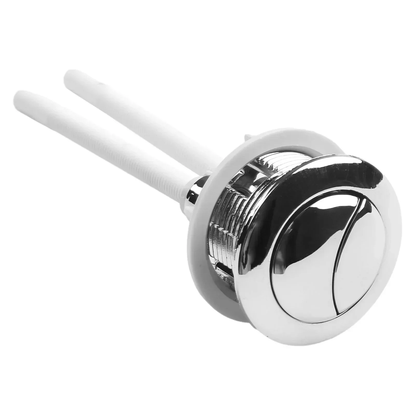 ABS Chrome Toilet Push Button Dual Flush Toilet Water Tank Button Round Valve 38mm Toilet Seat Water Tank Valve Bathroom Parts